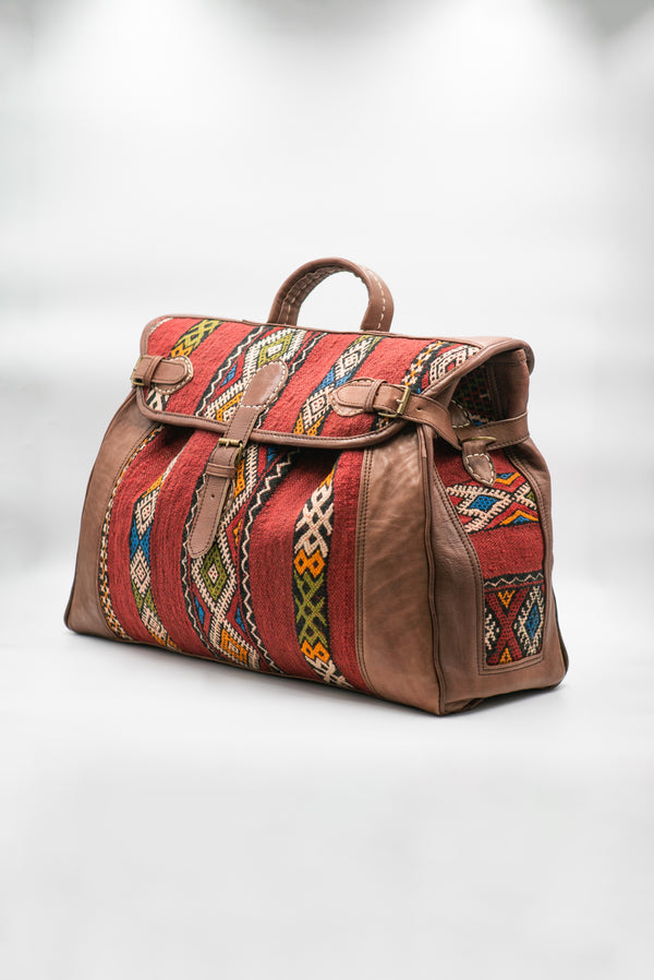 Vintage weekender Bag, boho kilim Bag, moroccan kilim Bag, Handmade Travel Bag, Unisex Bohemian Bag, Duffel Bag, carpet bag, hippie bag