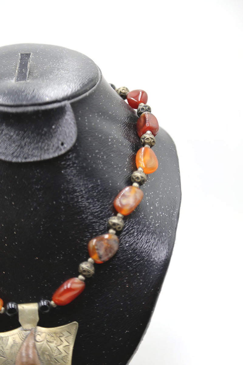 Orange Crafted  Berber jewelry