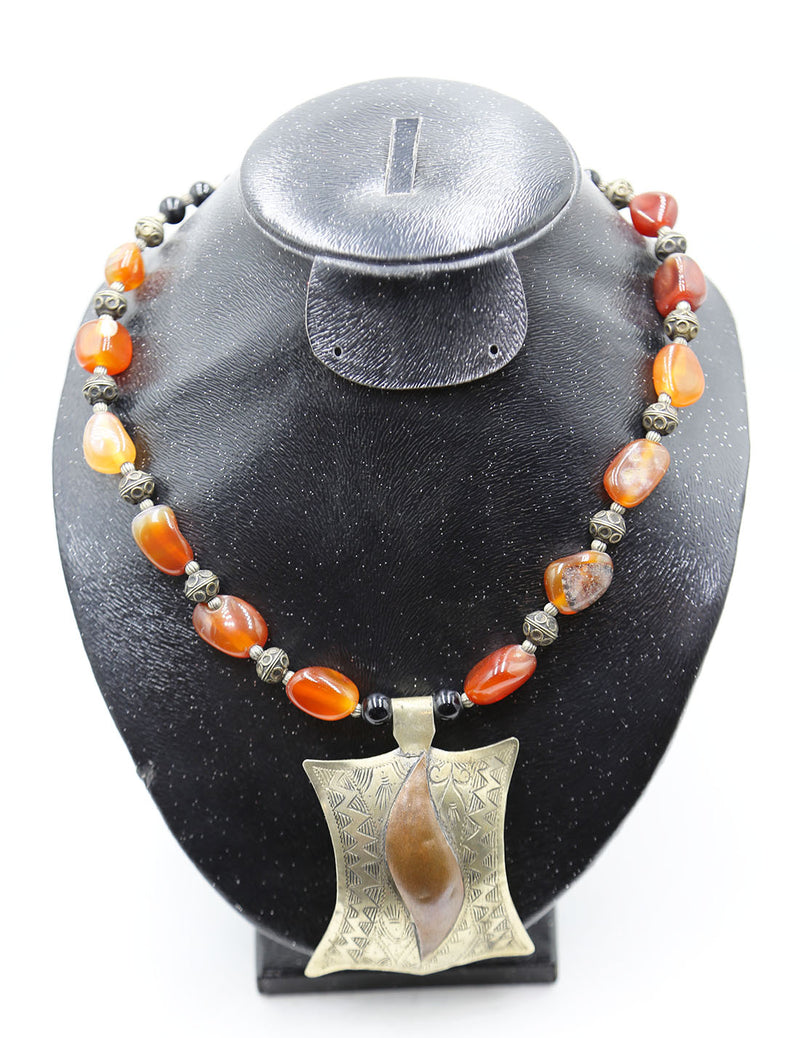 Orange Crafted  Berber jewelry