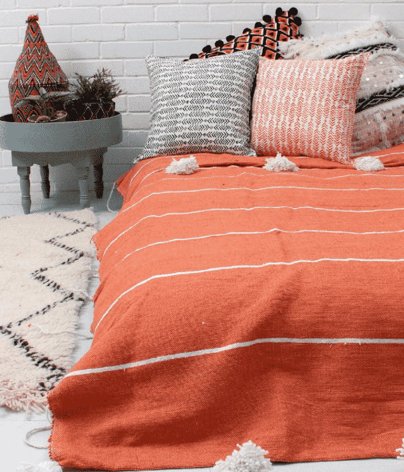 Herringbone Blanket  Christmas Gift, Cotton Blanket, TURKISH BLANKET, Cozy Blanket, Bed Blanket, Woven blanket, Christmas Blanket